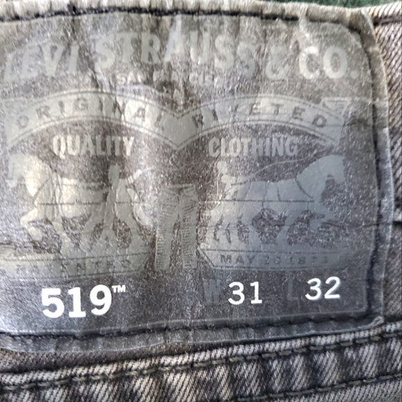 Levi's 519TM grey Jeans - Picture 4 of 4